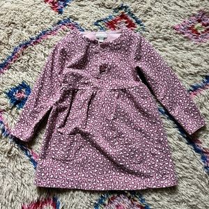 Pink print JoJo Maman Bebe dress size 2/3 years
